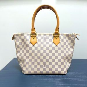 Authentic Louis Vuitton Damier Saleya Tote Bag